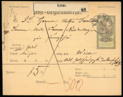 1879, Österreich, Brief - Mechanische Stempel