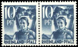 1947, Französische Zone Rheinland Pfalz, 3 PF II, ** - Sonstige & Ohne Zuordnung