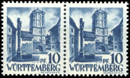 1947, Französische Zone Württemberg, 3 PF I, ** - Other & Unclassified