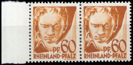 1947, Französische Zone Rheinland Pfalz, 12 PF II, ** - Altri & Non Classificati