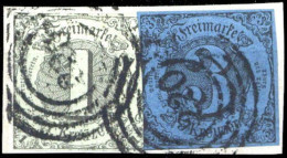 1852, Altdeutschland Thurn Und Taxis, 7, 8, Briefst. - Sonstige & Ohne Zuordnung