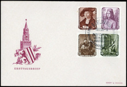 1955, DDR, 504-09, FDC - Other & Unclassified