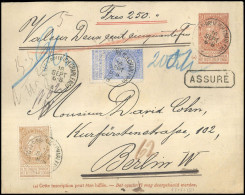 1893, Belgien, 57, 55, U 3, Brief - Sonstige & Ohne Zuordnung