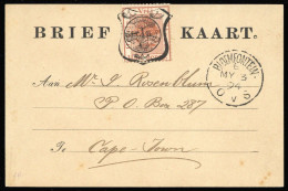 1894, Oranjefreistaat, P 12 I, Brief - Otros - África