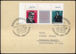 1962, DDR, 893-94 Zf, Brief - Sonstige & Ohne Zuordnung