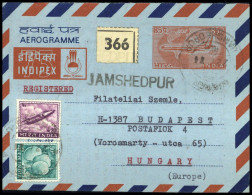 1974, Indien, 595 U.a., Brief - Other & Unclassified