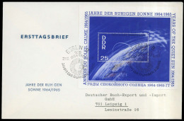 1964, DDR, Bl. 20, FDC - Andere & Zonder Classificatie