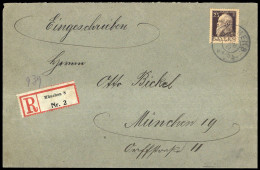 1911, Altdeutschland Bayern, 80 II, Brief - Other & Unclassified