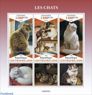 Central Africa 2022 Cats, Mint NH, Nature - Cats - Centrafricaine (République)