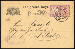 1881, Altdeutschland Bayern, 48, P 26, Brief - Altri & Non Classificati