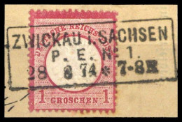 1872, Deutsches Reich, 19, Briefst. - Otros & Sin Clasificación