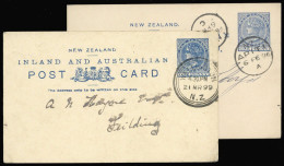 1890, Neuseeland, P 7 (2), Brief - Autres & Non Classés