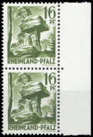 1947, Französische Zone Rheinland Pfalz, 6 PF II, ** - Other & Unclassified