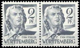 1947, Französische Zone Württemberg, 1 PF IV, ** - Andere & Zonder Classificatie