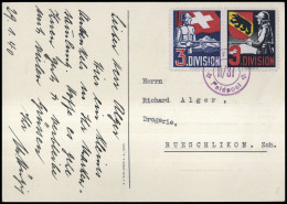 1940, Schweiz Soldatenmarken, Brief - Vignettes