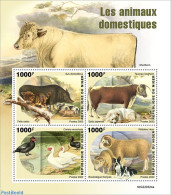 Niger 2022 Domestic Animals, Mint NH, Nature - Cats - Cattle - Dogs - Ducks - Niger (1960-...)