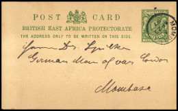 1896, Britisch Ostafrika, P 7, Brief - Africa (Varia)