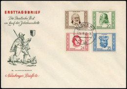 1952, DDR, 311-14, FDC - Other & Unclassified