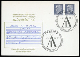 1972, DDR, PP 11/32, Brief - Autres & Non Classés