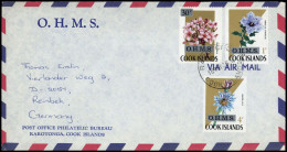 1975, Cook Inseln, D 1, 4, 10, Brief - Cook Islands