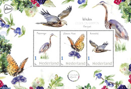 Netherlands - Personal Stamps TNT/PNL 2023 Wieden S/s, Mint NH, Nature - Birds - Butterflies - Autres & Non Classés
