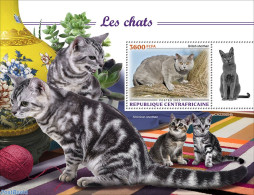 Central Africa 2022 Cats, Mint NH, Nature - Cats - Centraal-Afrikaanse Republiek