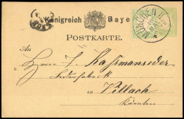 1879, Altdeutschland Bayern, 47, P 17, Brief - Autres & Non Classés