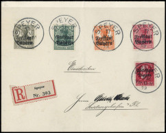 1919, Altdeutschland Bayern, 138-40 U.a., Brief - Altri & Non Classificati