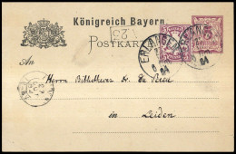 1881, Altdeutschland Bayern, 48, P 30/06, Brief - Altri & Non Classificati