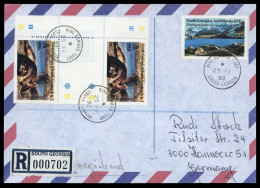 1991, Falkland Abhängige Gebiete F Süd Georgien, 194 (2), 196, ... - Islas Malvinas