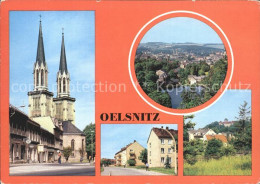 72125922 Oelsnitz Vogtland Adorfer Str Kirche Teilansicht Strasse Des Friedens S - Oelsnitz I. Vogtl.