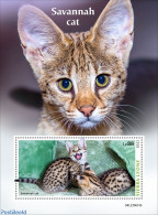 Sierra Leone 2022 Savannah Cat, Mint NH, Nature - Cats - Other & Unclassified