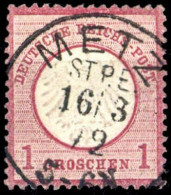 1872, Deutsches Reich, 4, Gest. - Sonstige & Ohne Zuordnung