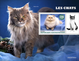 Central Africa 2022 Cats, Mint NH, Nature - Cats - Centrafricaine (République)