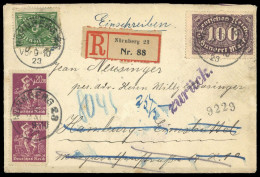 1923, Deutsches Reich, 247, 241, 232, Brief - Other & Unclassified