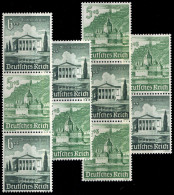 1940, Deutsches Reich, S 258-61, ** - Zusammendrucke