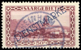 1927, Saar, D 18 III, Gest. - Sonstige & Ohne Zuordnung