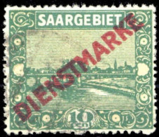 1922, Saar, D 3 VII, Gest. - Andere & Zonder Classificatie