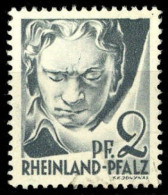 1947, Französische Zone Rheinland Pfalz, 1 IV, Gest. - Altri & Non Classificati