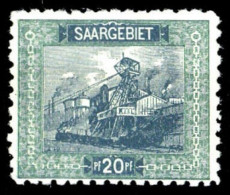 1921, Saar, 55 B, ** - Other & Unclassified