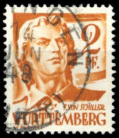 1948, Französische Zone Württemberg, 14 PF III, Gest. - Sonstige & Ohne Zuordnung