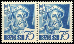 1947, Französische Zone Baden, 11 PF IV, ** - Andere & Zonder Classificatie