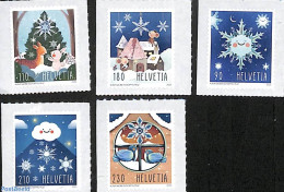 Switzerland 2023 Christmas 5v S-a, Mint NH, Religion - Christmas - Nuevos