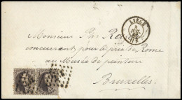 1863, Belgien, 11 B (2), Brief - Andere & Zonder Classificatie