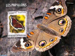 Central Africa 2019 Butterflies S/s, Mint NH, Nature - Butterflies - Centraal-Afrikaanse Republiek