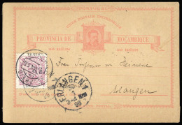 1885, Mocambique, P 2 II U.a., Brief - Mozambique
