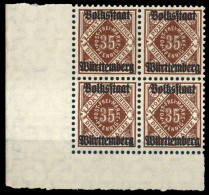 1919, Altdeutschland Württemberg, 142 (4), ** - Sonstige & Ohne Zuordnung