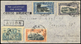 1921, Belgisch Kongo, 42-44, 161, Brief - Africa (Other)