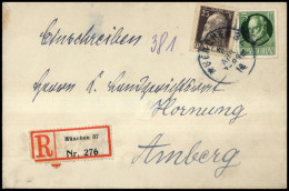 1911, Altdeutschland Bayern, 80 II, 95 I, Brief - Sonstige & Ohne Zuordnung