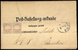 1876, Altdeutschland Bayern, P 6 (2), Brief - Andere & Zonder Classificatie